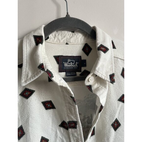 Woolrich Native American Long Sleeve Button Up Large Women’s used Cotton - Picture 15 of 16